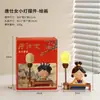 Lembranças de Turismo Cultural e Criativo de Xi'An Estilo Antigo Dama Tang Luminária Noturna Enfeites Decorações de Mesa de Escritório Presentes