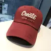Gorra para mujer primavera y verano versátil moda letra grande Crear gorra de béisbol juvenil para hombre y mujer Gorra con visera a prueba de sol urbana