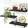 Estantería de Almacenamiento Combinada de Madera Maciza para Pared Estilo Nórdico Organizador de Decoración de Pared para el Hogar Baño Sala de Estar Estantería de Madera