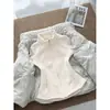 Chamarra cortavientos de albaricoque con forro interior, ajuste ceñido, capa interior de forro polar, chaqueta para mujer, chaqueta de forro polar, otoño e invierno, sudadera con capucha de terciopelo, forro polar de doble cara