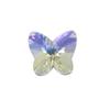 Uñas postizas de internet Mariposa de cristal Aurora mágica punta de dedo amor Diamante K9 pequeño puntiagudo transparente 10 accesorios