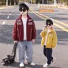 Nueva chaqueta de primavera y otoño para niños, chaqueta de primavera elegante para bebés niños, chaqueta infantil, chaqueta de moto, top elegante