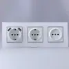 Uso Transfronterizo de Enchufes de Pared de Estándar Europeo Estilo Europeo, Enchufes de Pared Franceses, 16A 220V, Enchufe de Estándar Francés con Toma de Tierra