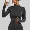 Conjunto de outfit de yoga de manga larga de secado rápido, superventas transfronterizo, adelgazante y levantador de glúteos con bolsillos laterales, ligeramente acampanado, conjunto de Pilates para mujer con sensación de segunda piel