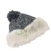 Nuevo Sombrero Lei Feng de Felpa Cálido de Invierno con Protección para las Orejas para Mujer, Gorro Frío para Exteriores que Adelgaza el Rostro, Doble Capa Engrosada para Proteger las Orejas