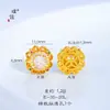 Acessórios Dourado Areia de Conservação Forte da Cor Joias DIY Ouro Antigo Rosa Contas Espaçadoras Pequenas Pulseira de Contas Soltas Corda de Mão Trançada com Contas