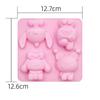 Amasado a mano Molde de silicona DIY Oso de dibujos animados Garra de gato Gota de pegamento Herramienta abrasiva Transfronterizo Laca Gelatina Cera Molde