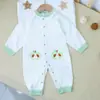 Conjunto Primavera/Verão Bebê Classe A, Peças Separadas, Algodão, Recém-nascido, Estilo Fino, Cintura Alta, Proteção da Barriga, Camada Única, Conjunto de Duas Peças 20015