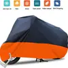 Funda para Motocicleta en Stock 190t Funda para Vehículo Eléctrico Funda Impermeable para Lluvia de Motocicleta Protección Solar Cubierta contra Polvo Transfronteriza