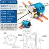 Anillo rozante gas-eléctrico, junta neumática de rotación ilimitada, 2~24 canales, anillo rozante de circuito agua-eléctrico, grado universal, alta velocidad