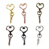 Hebilla de Resorte Corazón de Melocotón Giratoria Personalizada DIY Hebilla de Cangrejo de 8 Caracteres Llavero Equipaje Ropa Hebilla de Joyería