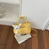 Bolso Casual de Moda con Acabado Texturizado, Bolso Cubo Versátil de Moda con Acabado Granulado, Bolso de Hombro y Cruzado de Alta Gama para el Día a Día