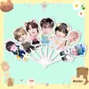 Txt Choi Beomgyu Choi Yeonjun 30% de descuento Abanico Plegable Abanico Soporte para Concierto Merchandising TikTok Mismo Estilo