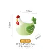Set de Bol y Plato de Pollo de Pascua Color Macarrón Cerámica Vajilla Dibujo Animado Lindo Color Bajo Esmalte Uso Doméstico Infantil