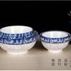 Juego de platos y platos de cerámica con estampado verde Necesidades diarias Vajilla de porcelana azul y blanca Vajilla para el hogar o el hotel Cerámica