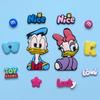 Pegatinas de Ratón y Pato Pareja de Dibujos Animados de Goma Suave de PVC Accesorios DIY Imanes para Refrigerador Decoración Funda de Teléfono Accesorios para Coche