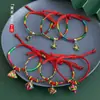 2025 Novo Festival do Barco-Dragão Pulseira de Corda Colorida para Adultos, Crianças e Bebês Pulseira Vermelha Feita à Mão Pequeno Zongzi Atacado