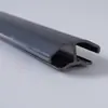 Perfis de plástico extrudado ABS, perfis de canal e trilho industriais de ABS, tiras decorativas extrudadas feitas sob medida para aplicações em construção