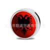 8mm Desgaste com Adesivo de Molde Adesivo Liga de Zinco Bandeira Mista Contas DIY Pulseira Personalizada Acessórios de Corrente para Celular