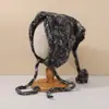 Touca de Lã Tricotada com Cor Degradê para Meninas Outono e Inverno Touca Fofa Estilo Étnico para Bebê Menina Proteção Quente para Orelhas