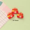 Año Nuevo Caqui Ruyi Bolsa Yuanbao DIY Crema Pegamento Funda para Teléfono Llavero Horquilla Accesorios de Joyería de Resina