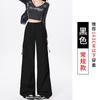 Pantalones de estilo americano con múltiples bolsillos y diseño de grúa para mujer, primavera y verano, nuevos pantalones casuales holgados de cintura alta, pantalones rectos de paracaidista