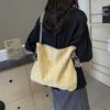 Bolsa Bolsa de Trabalho Feminina 2024 Nova Moda Estilo Coreano Leve Bolsa de Ombro Grande Capacidade Classe Bolsa Tote de Axila