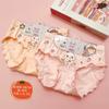 Calzoncillos tipo bóxer de algodón con encaje triangular lindos para niños, Shorts triangulares para niñas, Venta al por mayor, Comercio exterior, Suministro directo