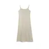 Vestido de Alcinha para Mulheres 2026 Verão Novo Estilo Cintura Alta Emagrecedor Elegante High-End Fluido Versátil Longo