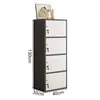 Armario pequeño simple con cerradura, combinación de armario de rejilla, armario de almacenamiento, estantería simple, estantería, organizador de archivos, armario de almacenamiento, armario de esquina