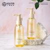 Botella de loción oblicua para hombros de 150 ml, transparente, para el cuidado del cabello, con aceite esencial, de pared gruesa para mascotas, de plástico, para gel de ducha, subembotellada.