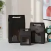 Caixas de Papel Kraft Dobráveis Prontas para Embalagem de Chá, Caixas de Presente, Sacolas de Papel para Doces, Podem Ser Impressas com Logo