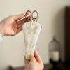 Tela Cubierta para Guardar Tijeras de Té Estilo Chino Vintage Cubierta para Tijeras de Bolsita de Té Bolsa Portátil Especial para Tijeras de Té Accesorios para Ceremonia de Té Tela