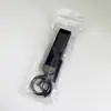 Colgante de Llavero de Cuero Gamuzado de Gama Alta para Coche Llavero con Logo de Coche Decoración de Llavero Colgante de Cintura de Metal Venta al por Mayor