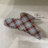 Pinza para el pelo coreana para mujer, pinza de tiburón de estilo simple, pasador de alta gama, pinza para la parte trasera de la cabeza, pinza de hueso de dragón con lunares