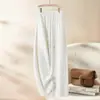 Pantalones de pierna ancha estilo guadaña para mujer Moda Otoño 2026 Cintura alta Adelgazantes Nuevo estilo Caída fluida Versátiles Pantalones casuales para mujer