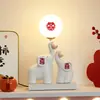 Regalos de Boda para Novias, Recién Casados, Novias, Sentido de Alta Gama, Decoraciones Prácticas, Luces Cálidas, Adornos de Elefante Prácticos