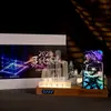 Luz Noturna Personalizada para Temporada de Formatura no Campus e Eventos de Aniversário Escolar, Presentes Comemorativos, Painéis de Luz Luminosos de Acrílico, Enfeites de Luz Ambiente