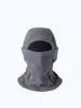 Máscara Facial Cálida de Invierno para Ciclismo al Aire Libre, Esquí, Pasamontañas Integrado para Cara y Cuello, Gorro Grueso de Forro Polar a Prueba de Viento para Hombres y Mujeres