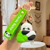 Llavero de Panda de Bambú de Moda Transfronterizo Nuevo, Colgante de Muñeca Linda para Mochila, Regalo Pequeño para Estudiantes de Máquina de Garra