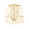 Ropa Interior de Cintura Alta para Mujer, Fuerte para Vientre Pequeño, Pantalones Abdominales Talla Extra, Chica Rellenita Cadera Encaje 2025 Otoño e Invierno Nuevo