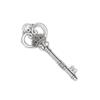 11g directo de fábrica accesorios para joyería DIY al por mayor aleación retro plata antigua corona ratán hombre accesorios para llaves