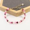 Novo Estilo Coreano Dongdaemun Pulseira de Pérola de Água Doce Pérola Multicolorida Pulseira Estilo Frio para Namorada Pulseira Feminina de Nicho