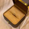 [Envío] Primer Sencillo de Recién Llegado Anillo Liso de Plata Esterlina 925 Anillo Irregular Joker Nicho para Mujer de Lujo Ligero de Alta Gama