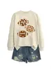 Tamaño europeo transfronterizo Amazon eBay sitio independiente moda casual versátil para mujer tres círculos de estrella de rugby
