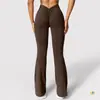 Pantalones de Yoga de Tiro Alto con Micro-Campana Sin Costuras para Mujer, Leggings Deportivos de Fitness, Levantamiento de Glúteos - Amazon Europeo y Americano