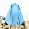 Mochila con Cordón de Doble Hombro 210D, Todos los Colores en Stock, Bolsa para Guardar Zapatos, Bolsa de Almacenamiento con Cordón, Bolsa Colorida de Poliéster con Cordón