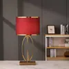Lámpara de Mesa para Boda, Lámpara de Mesita de Noche para Habitación de Boda, Luz Eterna para Celebración de Boda, Regalo de Dote Rojo para Longevidad, Lámpara Festiva, Lámpara de Mesa de Lujo Ligero
