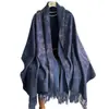 Cachecol Espesso Quente Outono e Inverno Xale Floral Dourado Estilo Europeu Clássico Xale com Franjas Estampado a Quente Lenço de Pescoço Feminino Venda por Atacado