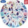 60 Pegatinas Originales Autorizadas de Frozen de Disney Estilo Graffiti para Decorar Teléfono Móvil Equipaje Pegatinas Impermeables DIY